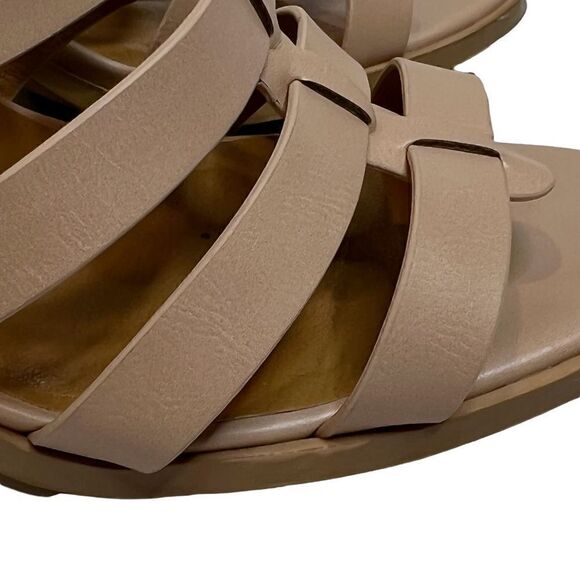 Dolce Vita nude baily block heel caged sandals size 10 - Picture 8 of 16